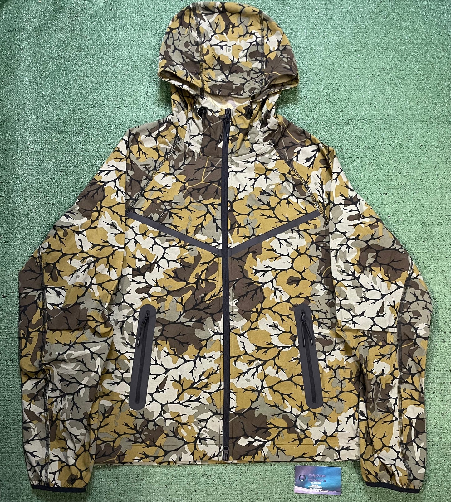 Nike tech woven tree camo jacket