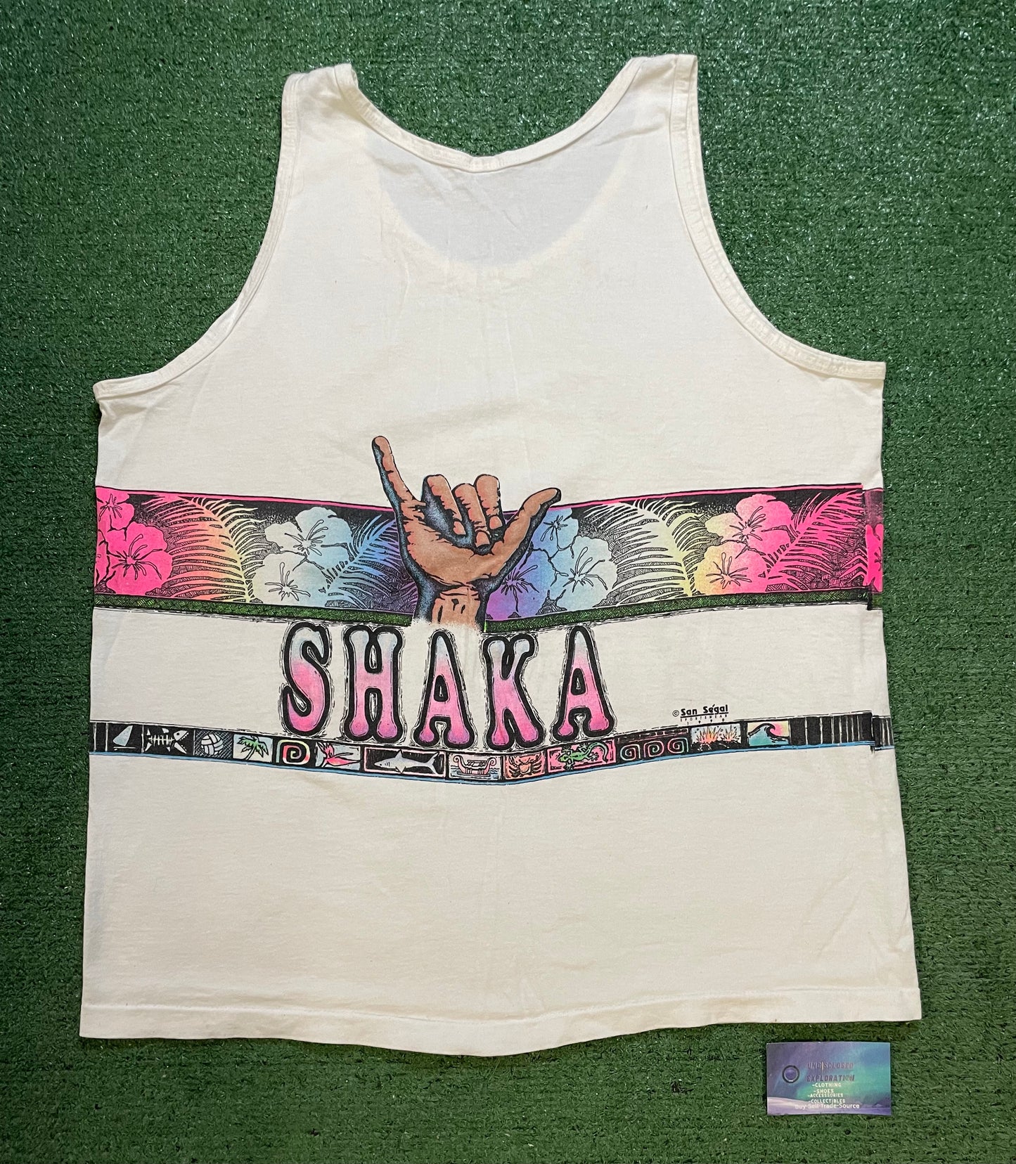Vintage 1990s Hang Loose Hawaii tank top