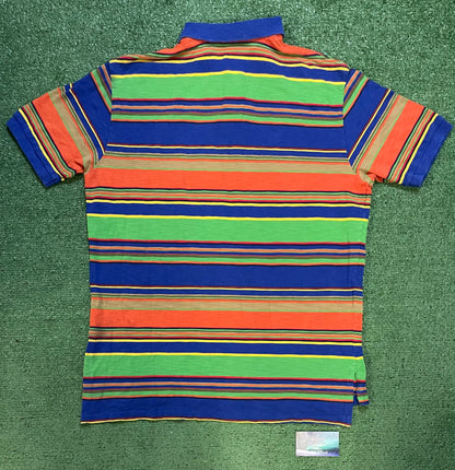 Vintage multi color striped Ralph Lauren polo