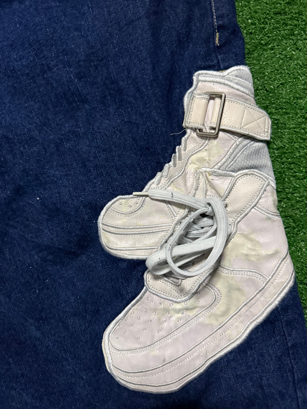 Vintage Raw Blue Jorts Y2K