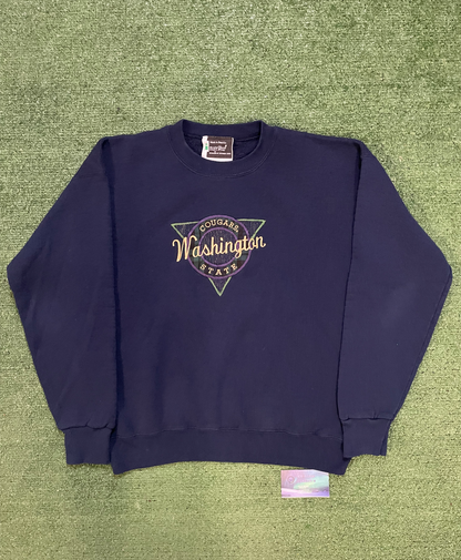 Vintage 1990s cougars Washington state WSU Washington state cougars crewneck
