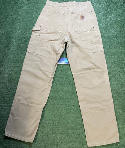 Vintage Carhartt tan double knees pants