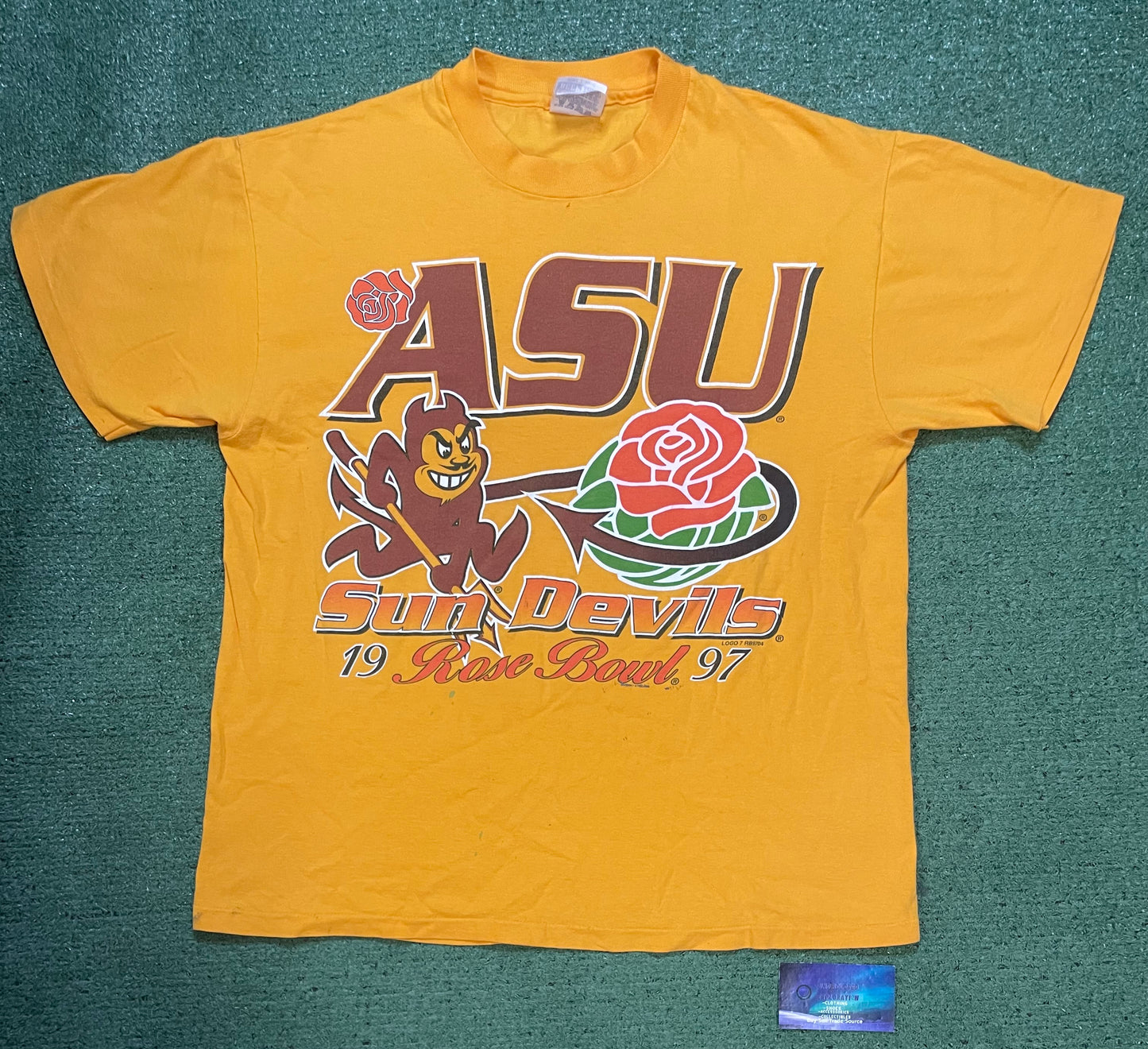 Vintage 1990s ASU Arizona State University rose bowl tee