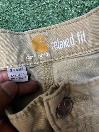 Carhartt tan carpenter pants