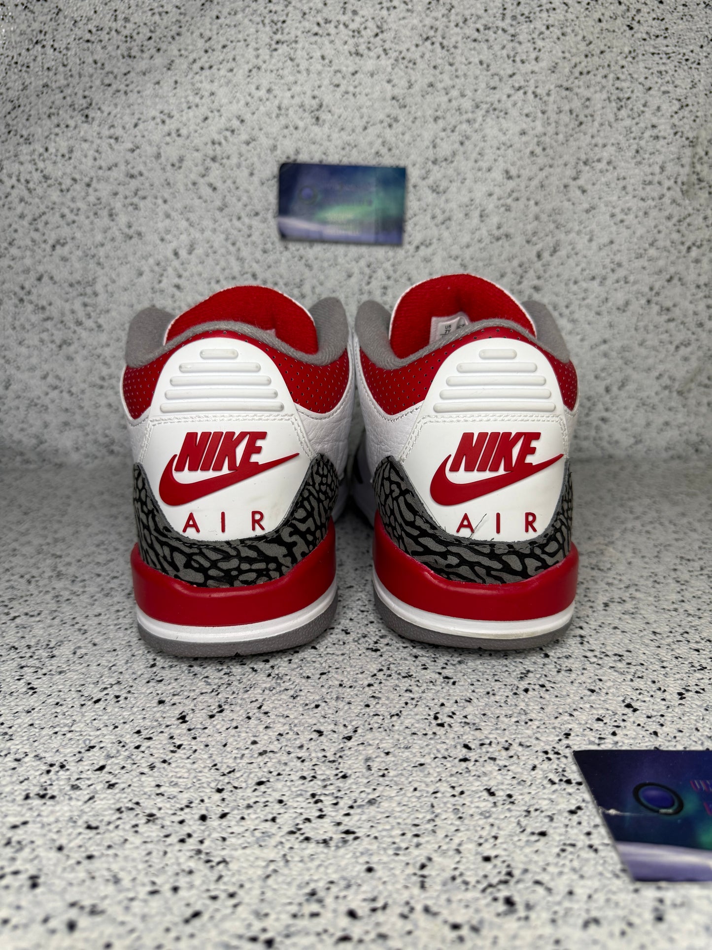 Jordan 3 Fire Red 7 Youth/8.5 Women “Preowned”
