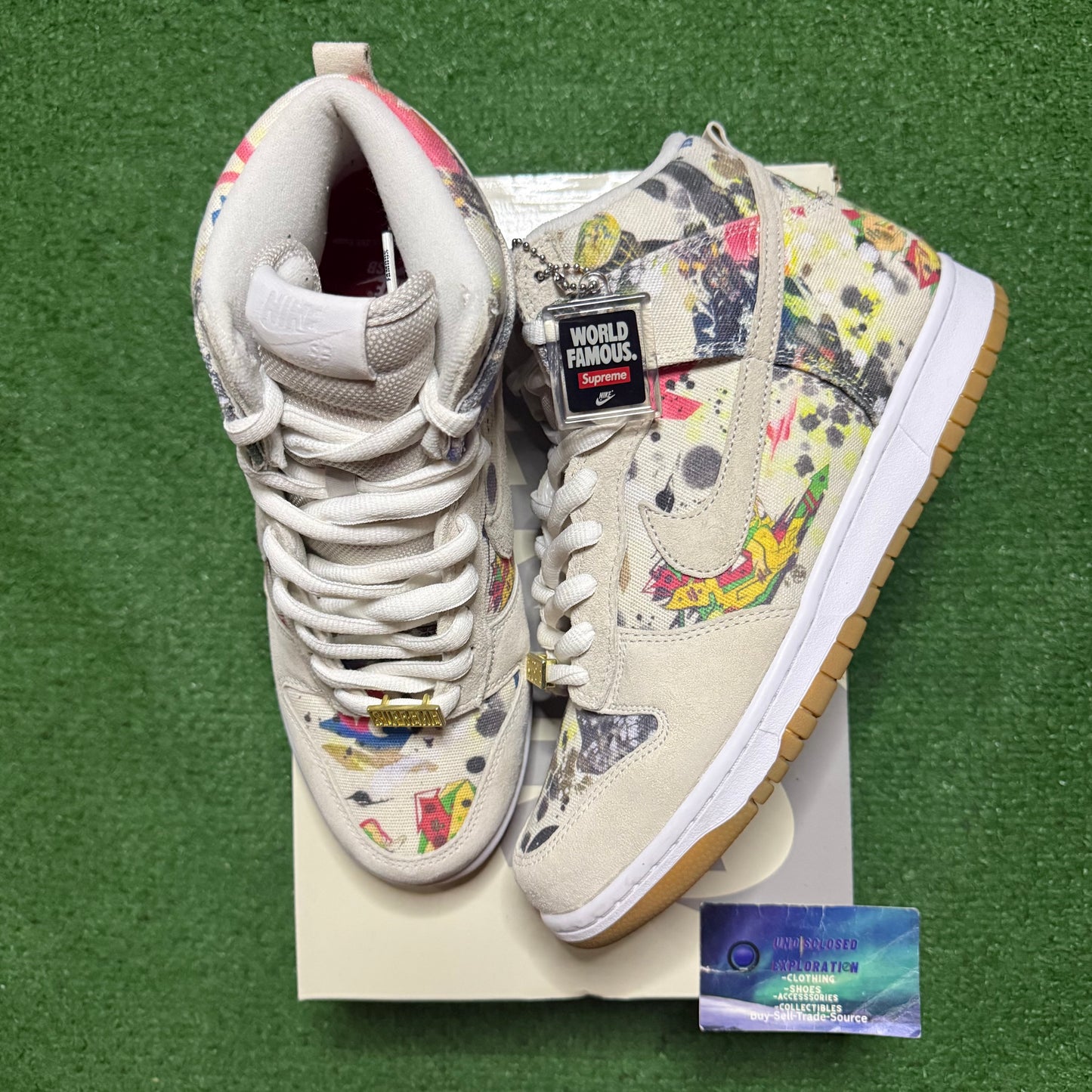 Nike Dunk SB High Supreme Rammellzee 9 Men “Preowned”