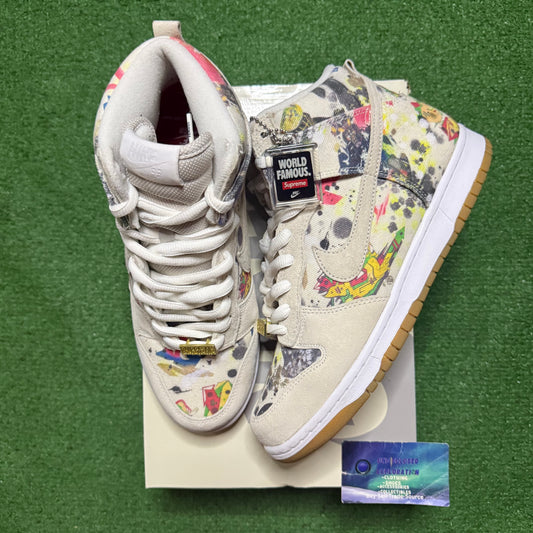 Nike Dunk SB High Supreme Rammellzee 9 Men “Preowned”