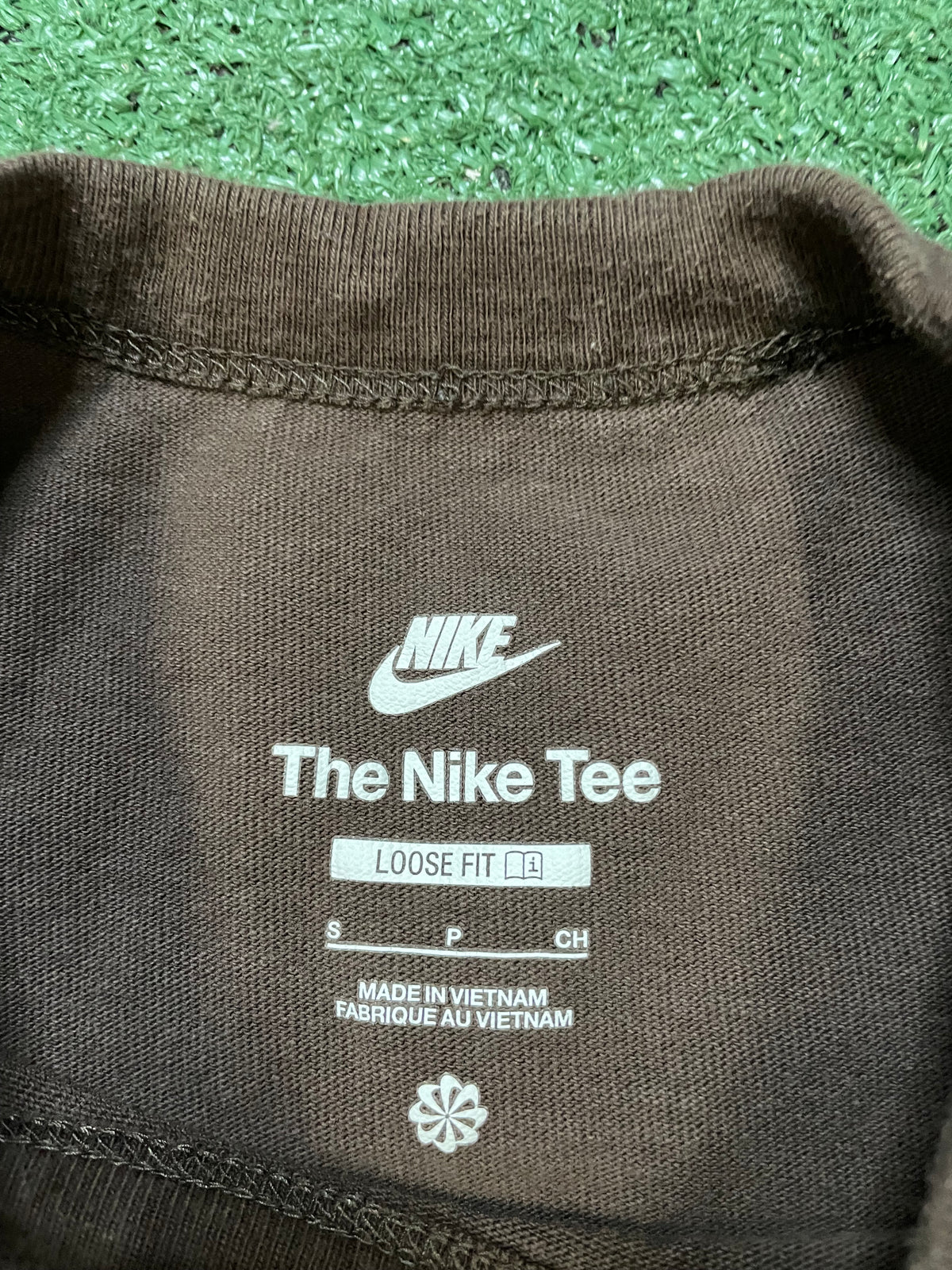 Nike brown embroidered longsleeve