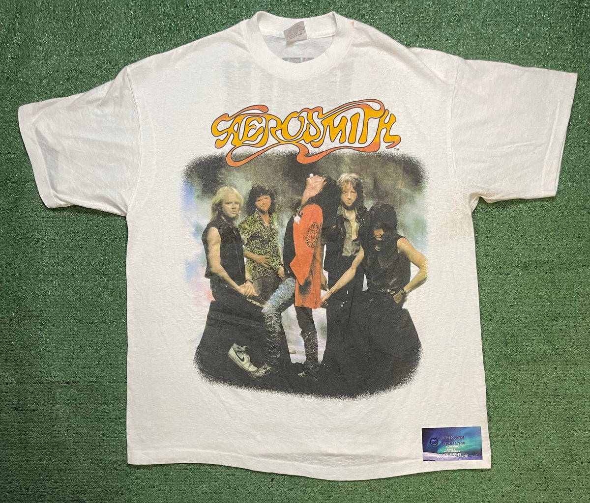 Vintage 1980s Aerosmith Walk this way tee