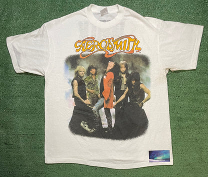Vintage 1980s Aerosmith Walk this way tee