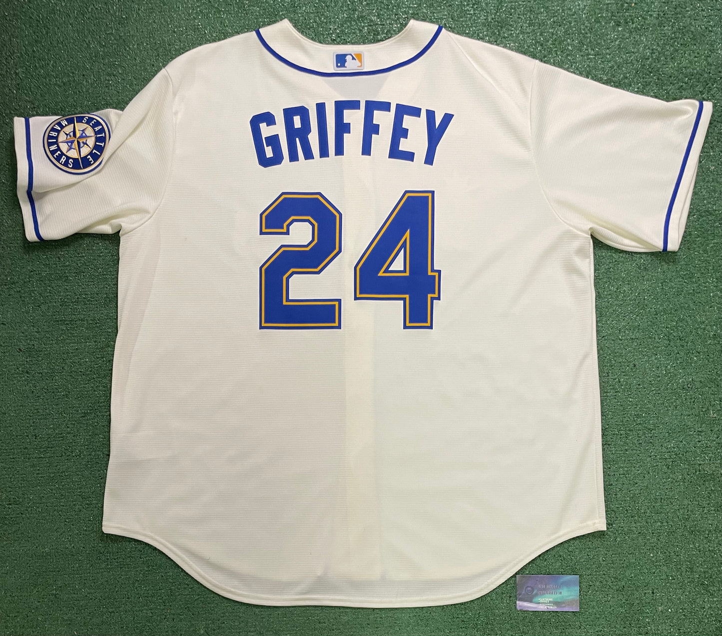 Seattle Mariners Nike Ken Griffey #24 white jersey