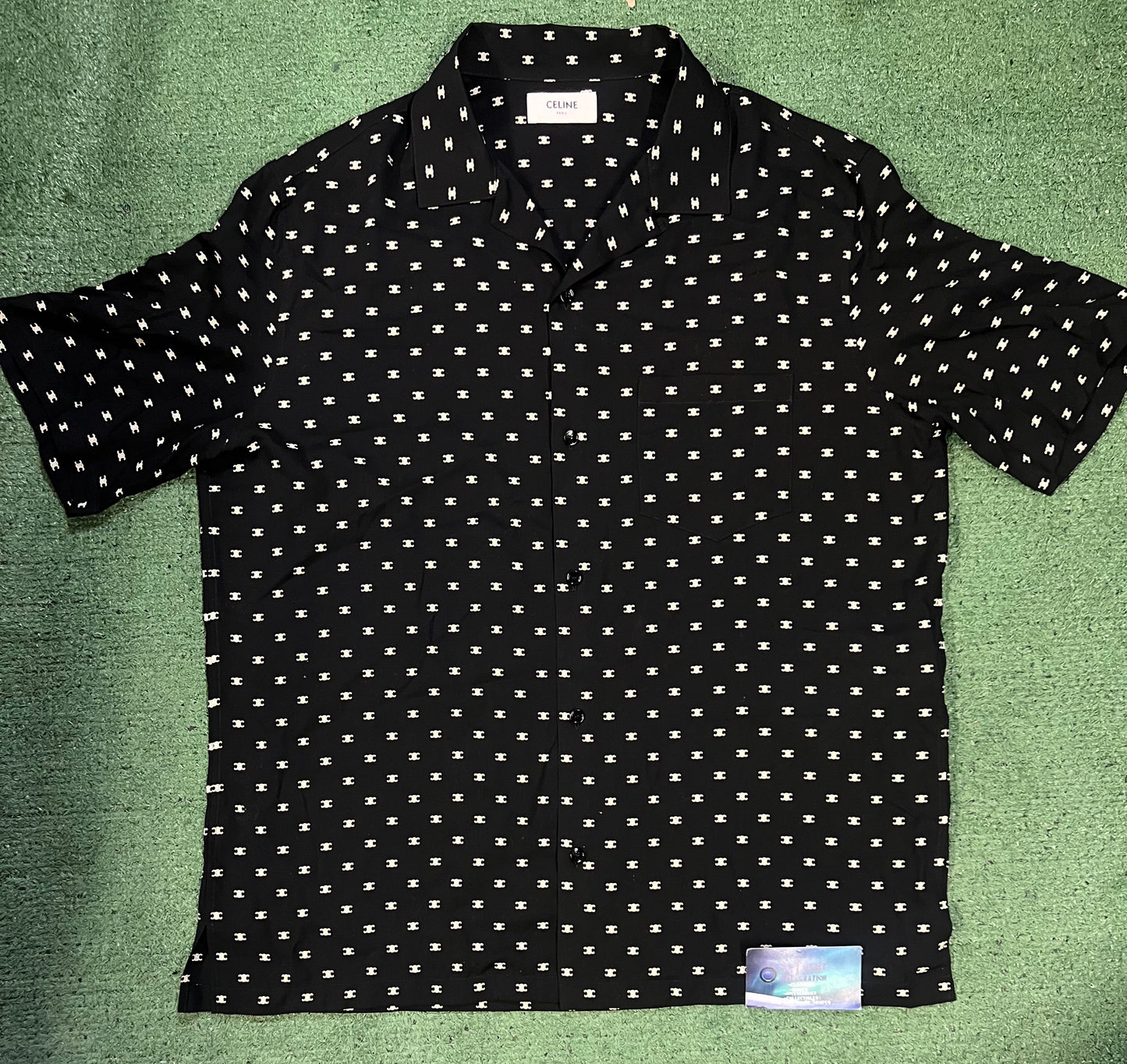 Celine triomphe button up shirt