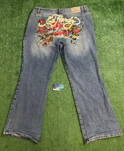 Vintage Ed Hardy Denim Jeans