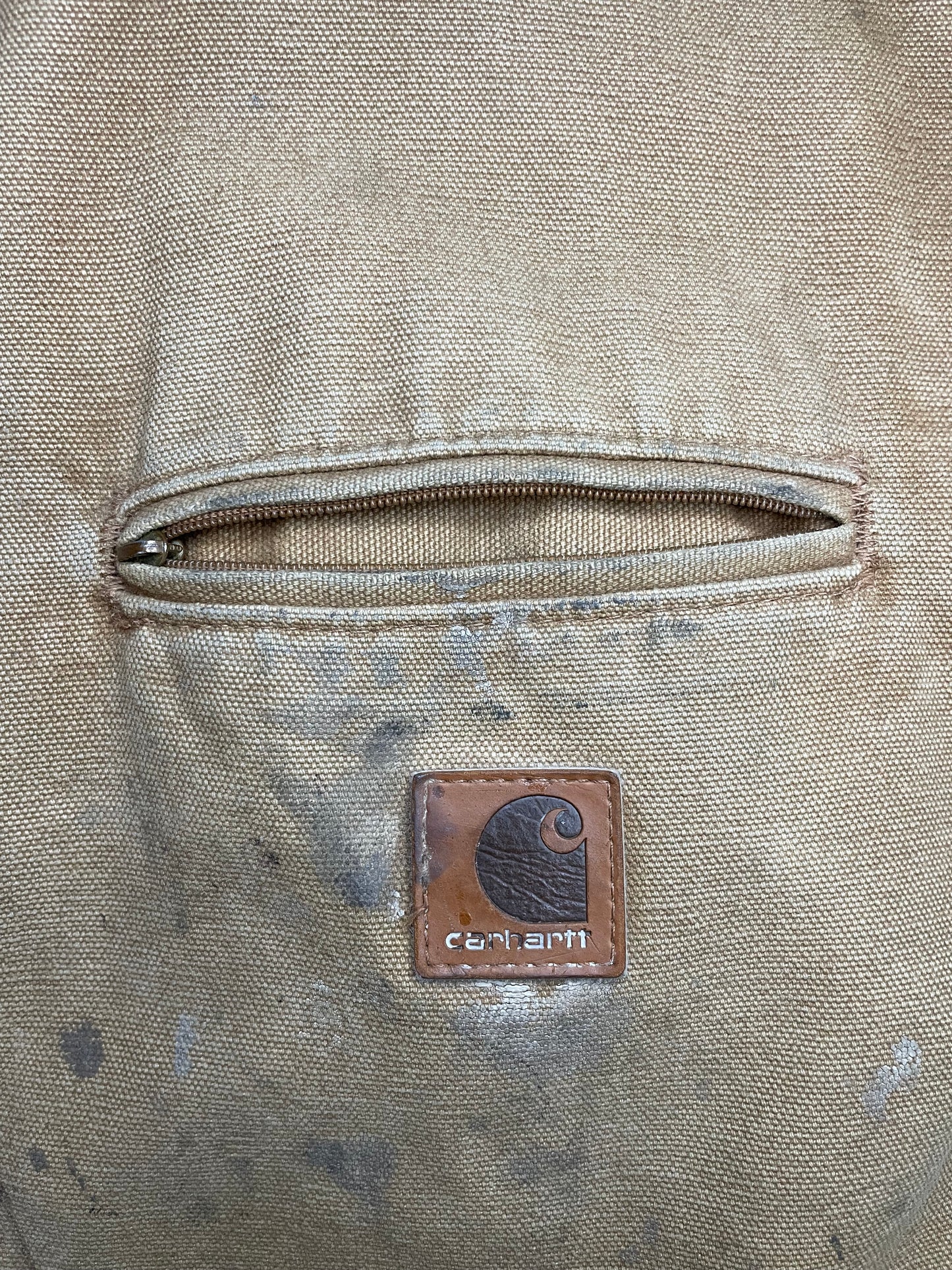 Vintage Carhartt hooded sherpa jacket