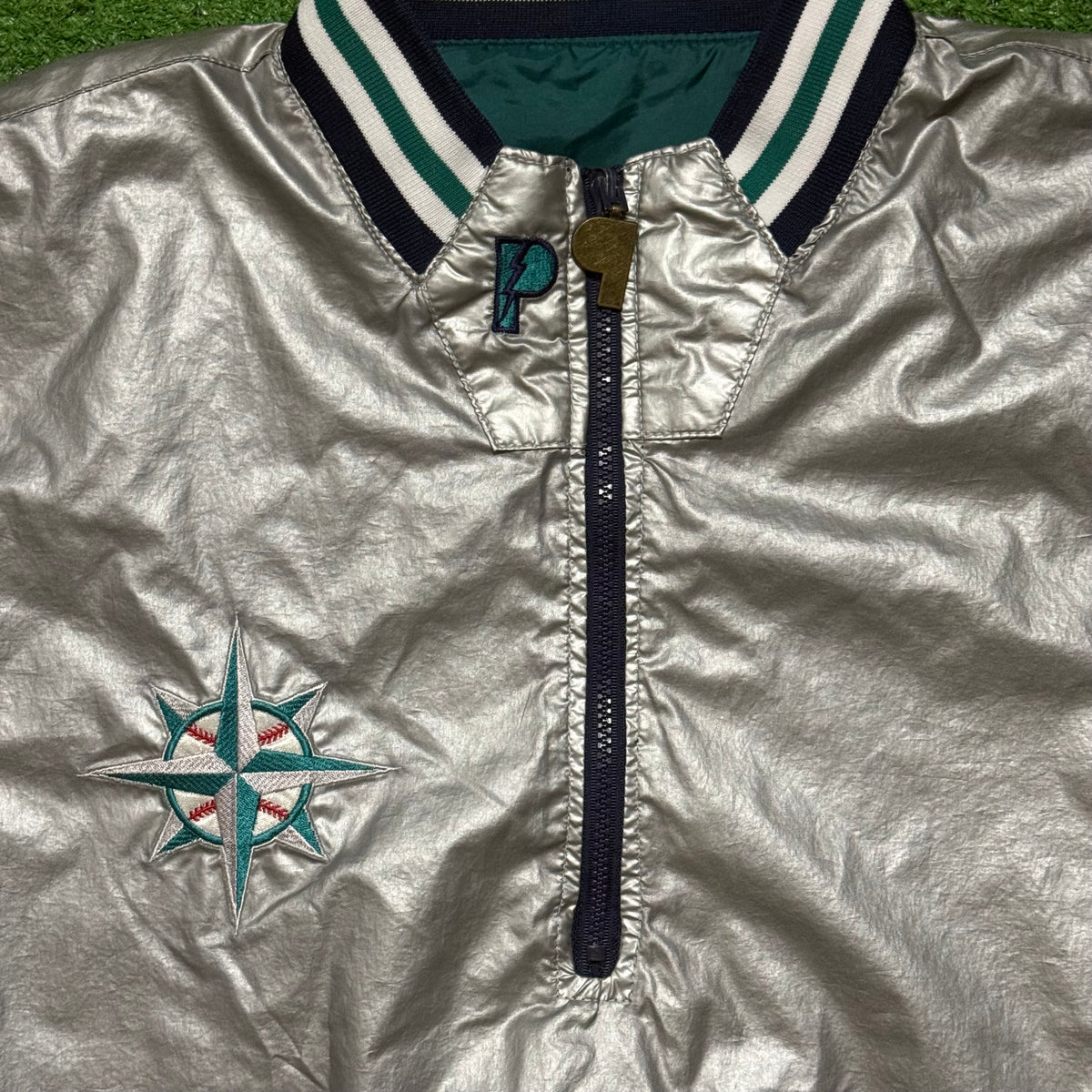 Vintage Seattle Mariners Reversible Pullover Windbreaker