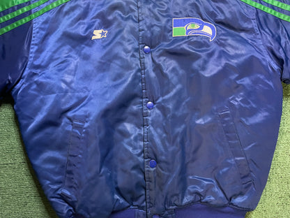 Vintage 1990s Seattle Seahawks starter satin Jacket