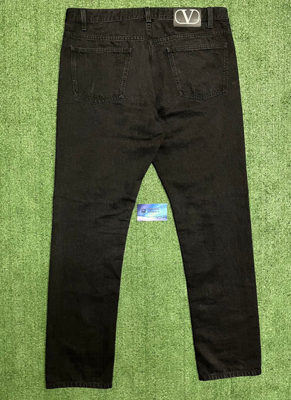 Valentino black denim