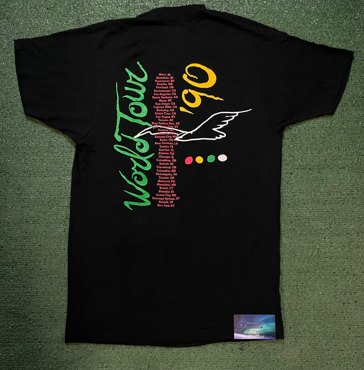 Vintage 1990s Reggae sunsplash world tour tee