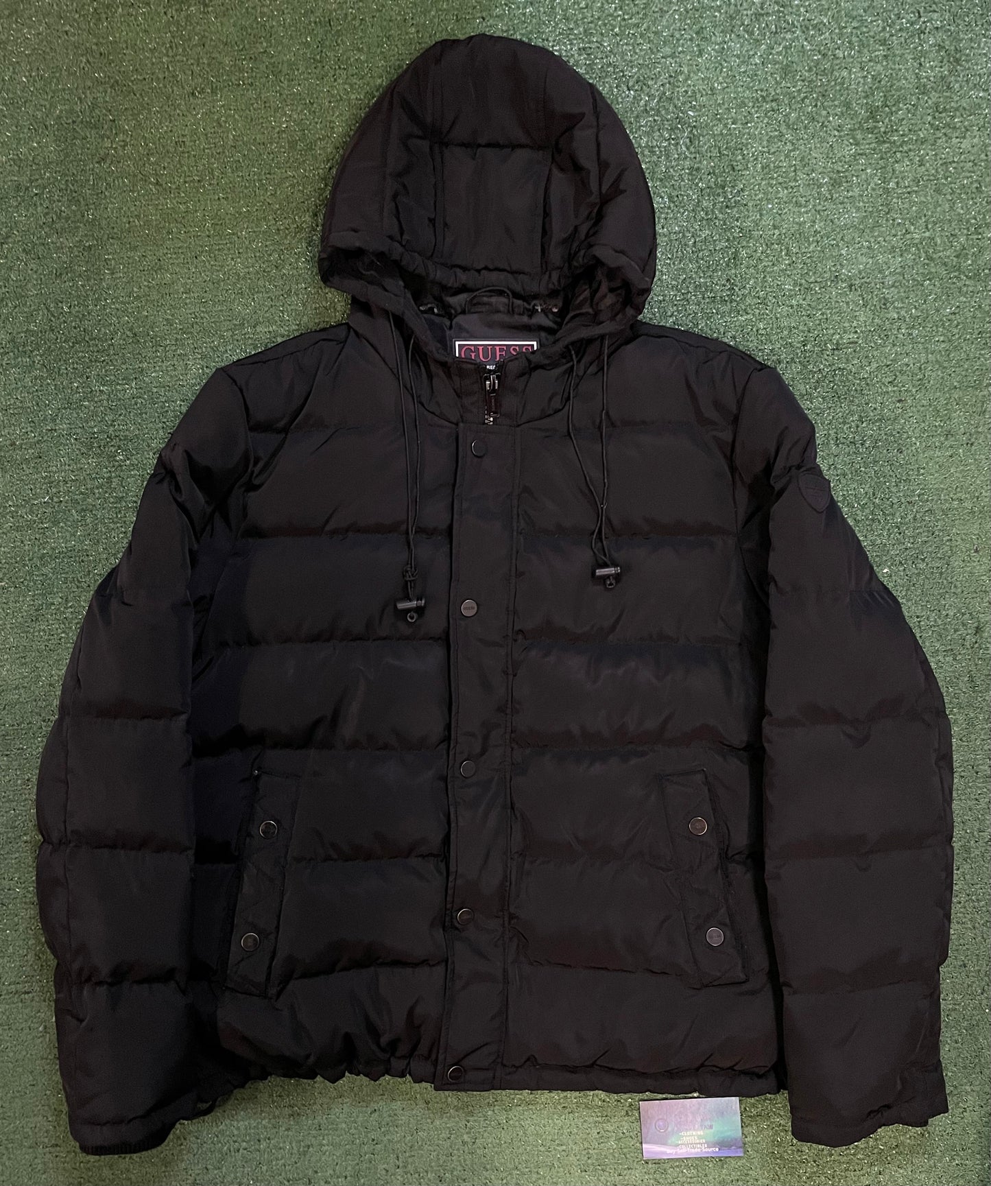 Guess black puffer jacket