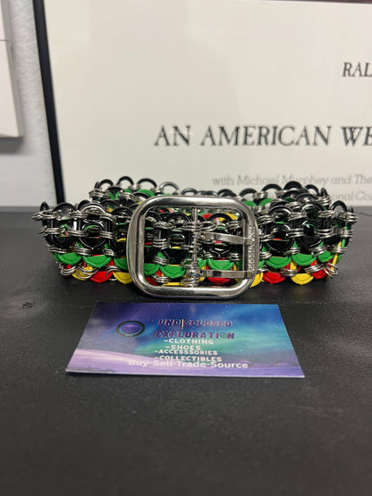 Greedy unit Rasta bottle tab belt