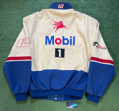 Vintage NASCAR Jeff Hamilton Jeremy mayfield #12 Mobil 1 jacket