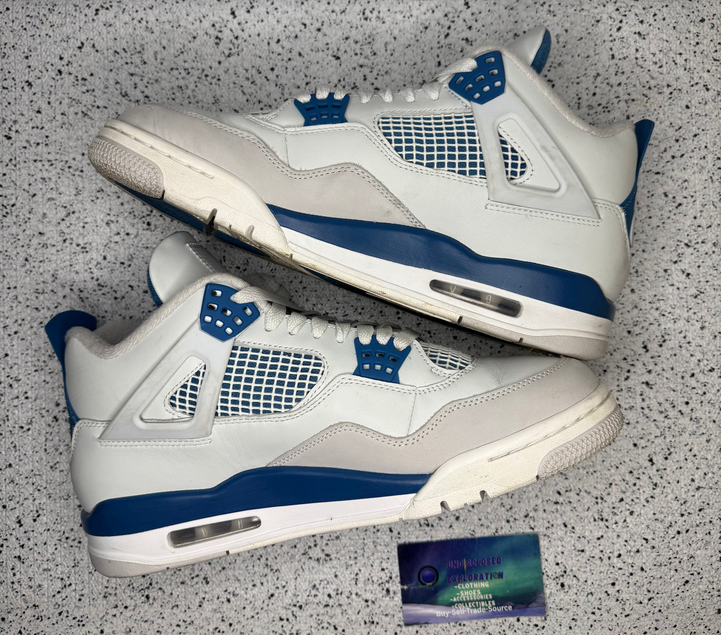 Jordan 4 Military Blue 10 Men/11.5 Women “Preowned”