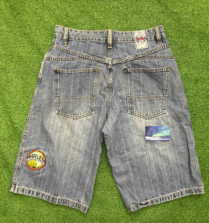 Vintage Y2K Fubu Globetrotter Jorts