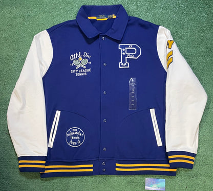 Polo Ralph Lauren tennis letterman jacket