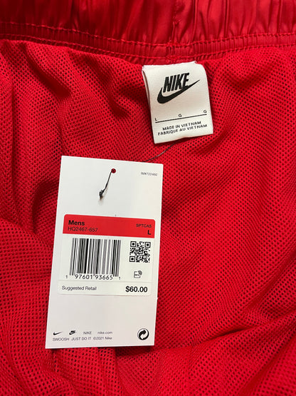 Nike club flow red essential shorts