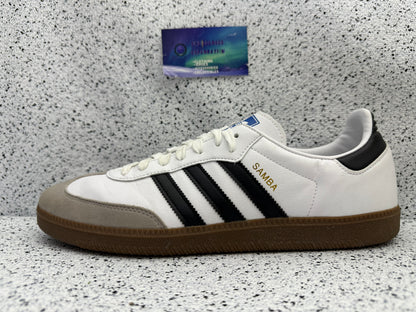 Adidas Samba Vegan White Gun 12 Men/13.5 Women “Preowned”