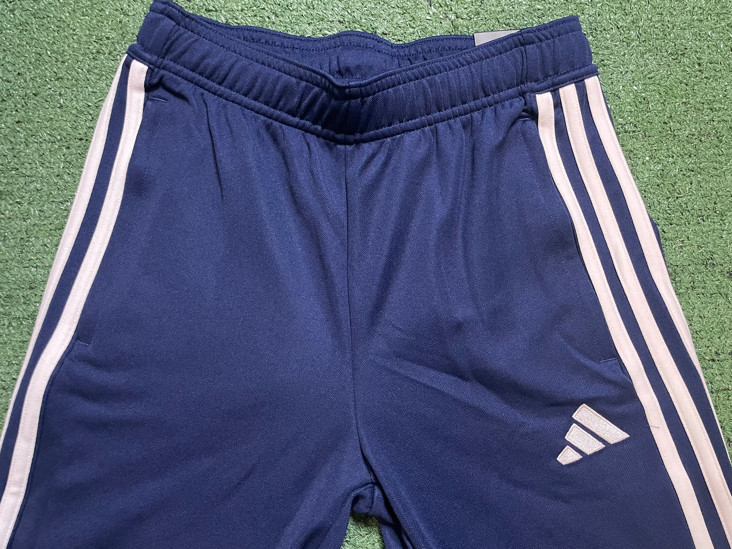 Adidas navy and white tracksuit