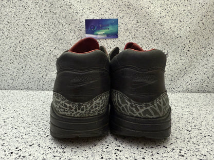 Air Max 1 Premium Elephant Print Black 9.5 Men/11 Women “Preowned”