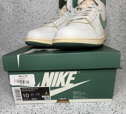 Jordan Air Ship A Ma Maniere Green Stone 10 Men/11.5 Women “Preowned”