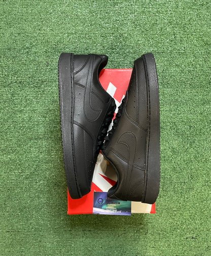 Nike Court Vision low triple black  next nature