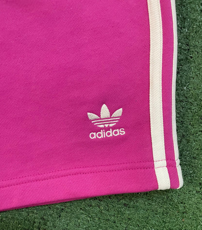 Adidas 3 stripe Fuchsia shorts