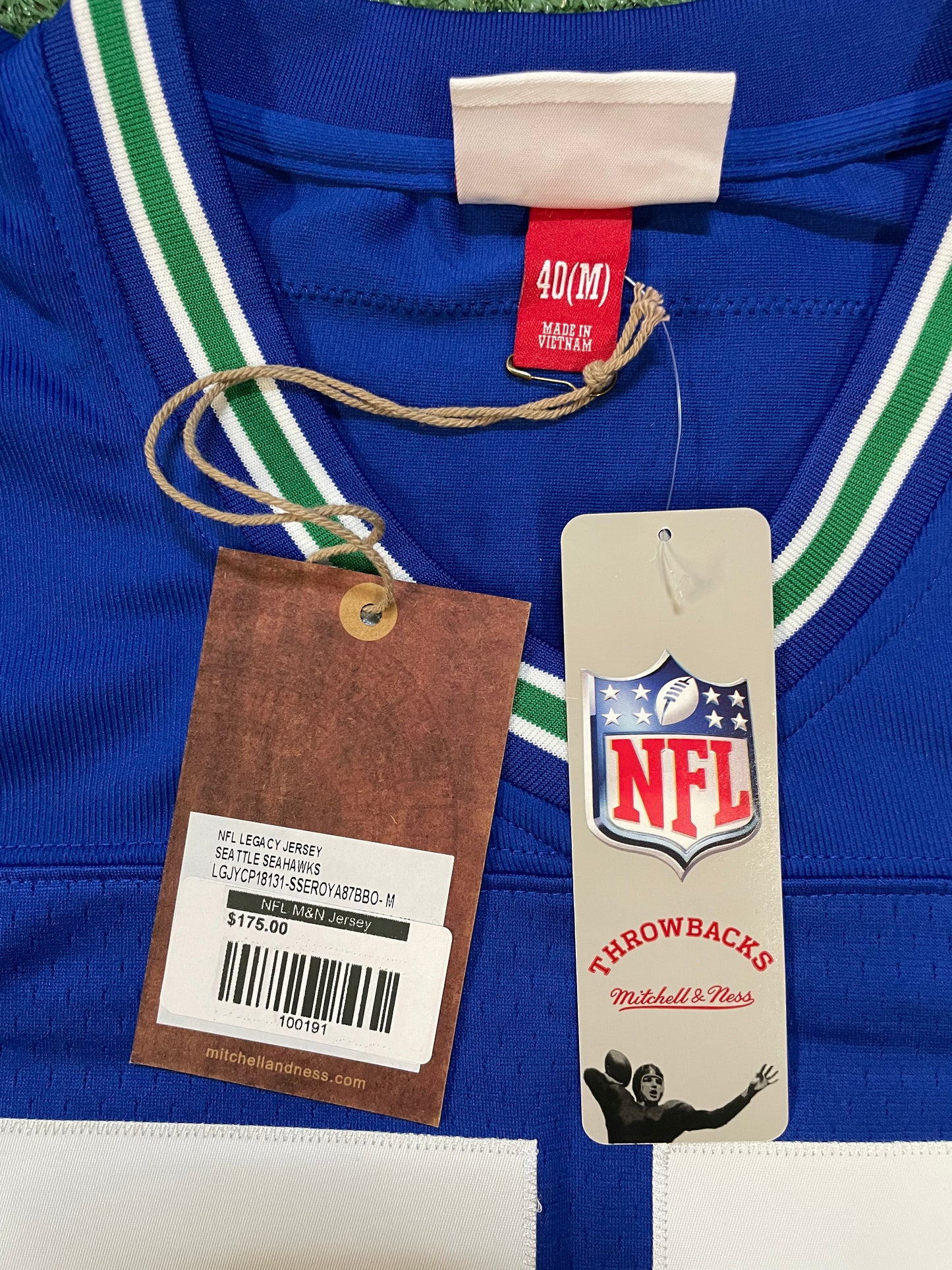 Seattle Seahawks Mitchell & Ness Brian Bosworth #55 football jersey