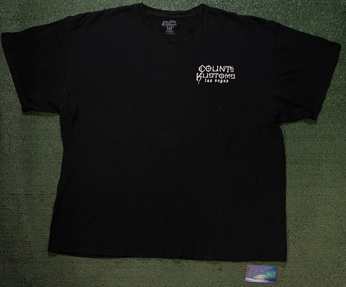 Counts Kustoms Las Vegas chrome  tee