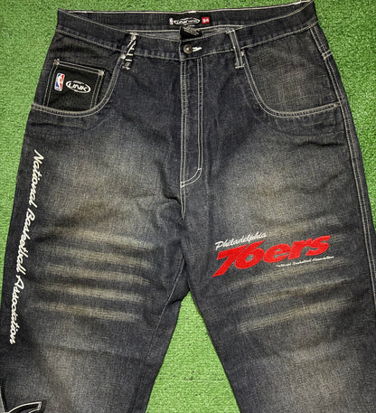 Vintage NBA Philadelphia 76ers Jeans