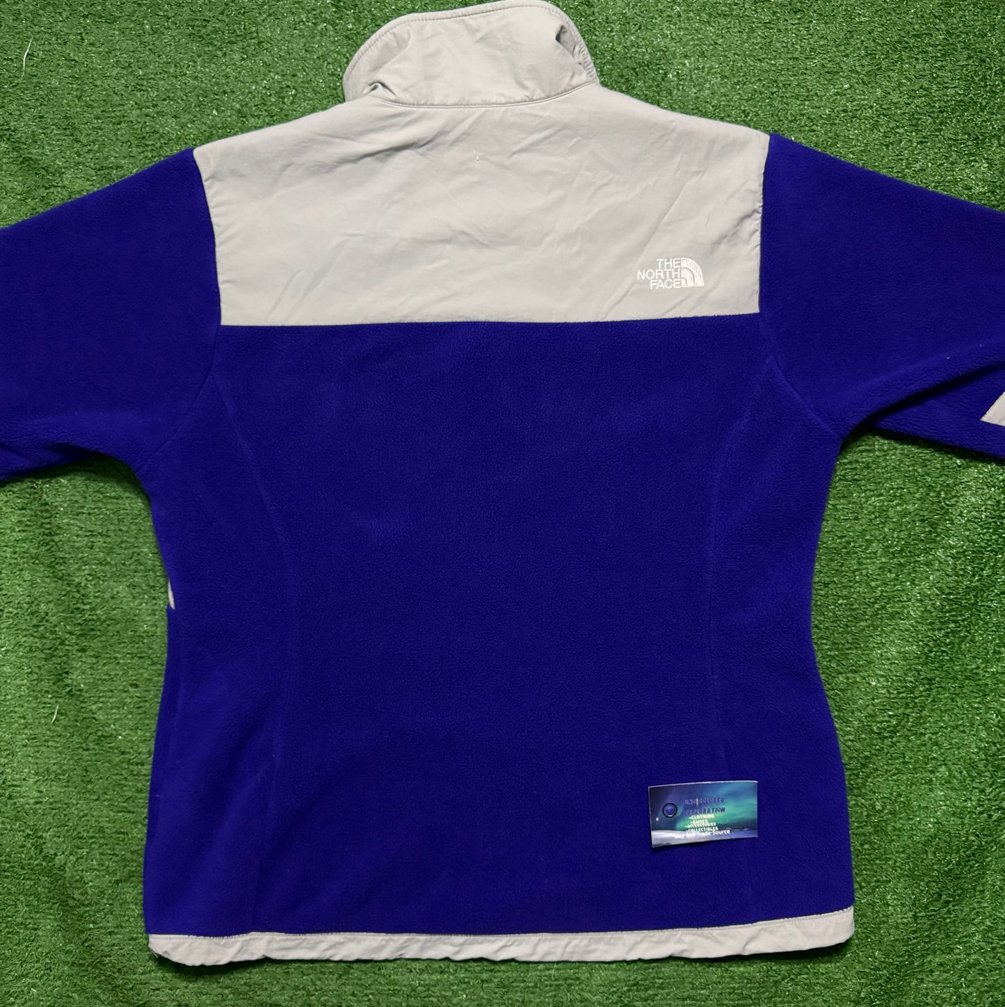 Vintage Y2K North Face Denali Blue Silver