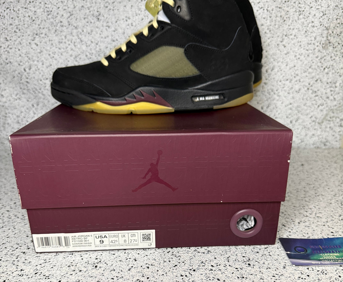 Jordan 5 A Ma Maniere Dusk 9 Men/10.5 Women “Preowned”