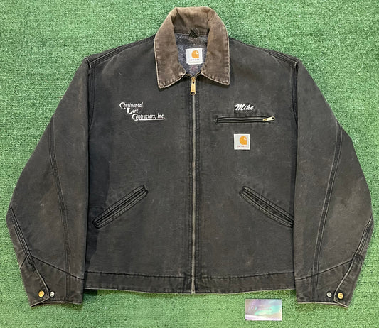 Vintage 1990s Carhartt Detroit gravel gray Detroit jacket