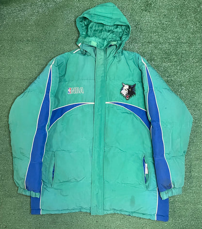 Vintage 1990s Minnesota Timberwolves reversible jacket