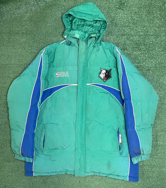 Vintage 1990s Minnesota Timberwolves reversible jacket