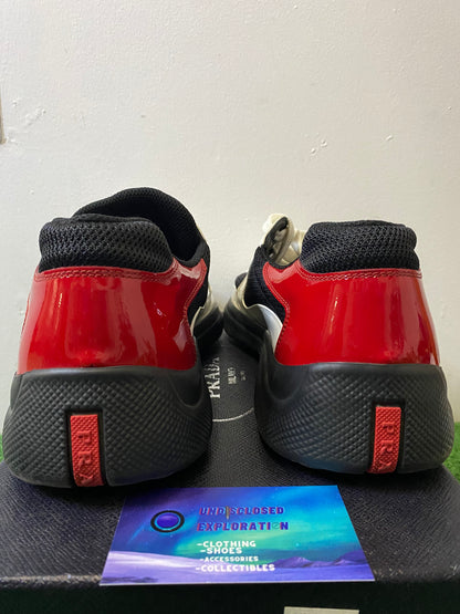 Prada America Cup White red 11men/12.5women