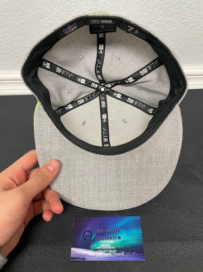 Seattle Seahawks grey fitted hat