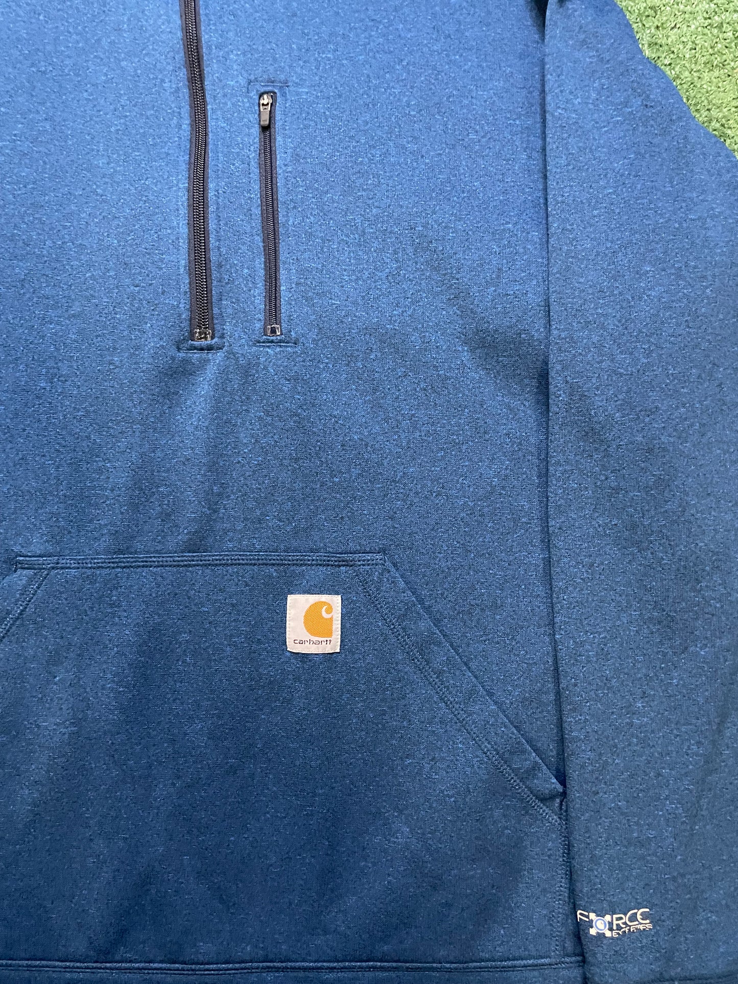 Carhartt blue quarter zip