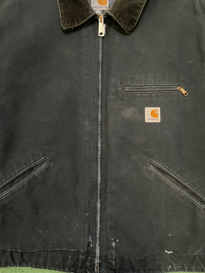 Vintage 2000s Carhartt Detroit black jacket