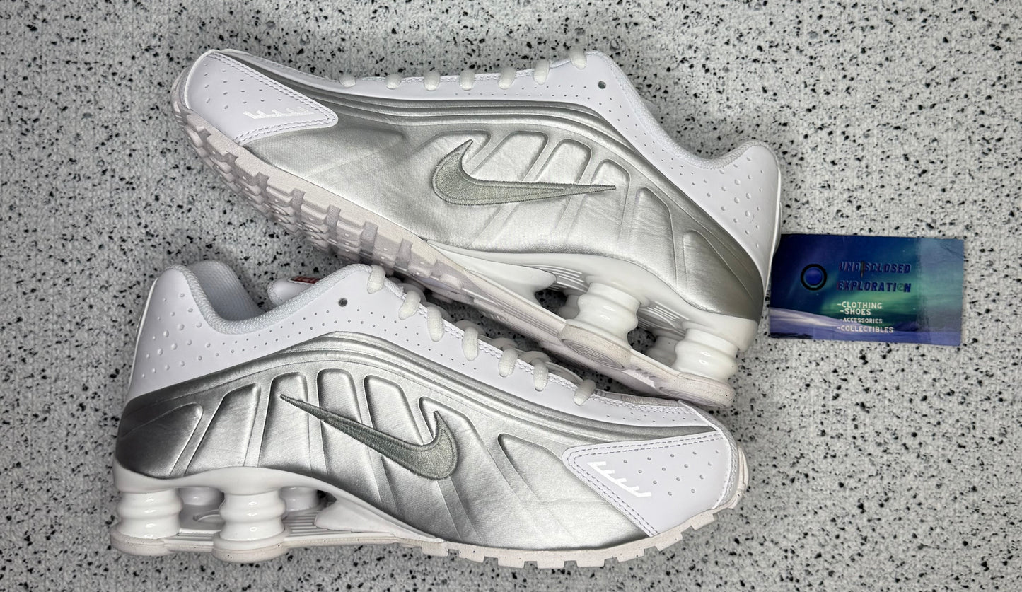 Nike Shox R4 White Bright Crimson