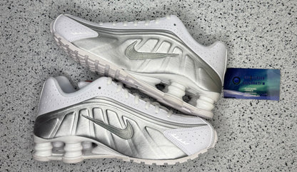 Nike Shox R4 White Bright Crimson