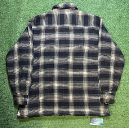 Vintage Alaska Wilderness Gear Sherpa flannel